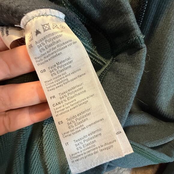 Mammut Swiss Design Green Zip Up Jacket Mercury Mens Outdoor Sweater XL - Picture 11 of 15